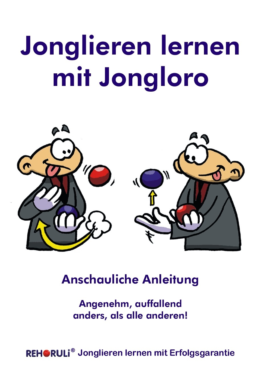 Jonglier-Anleitung DIN A6-Broschüre